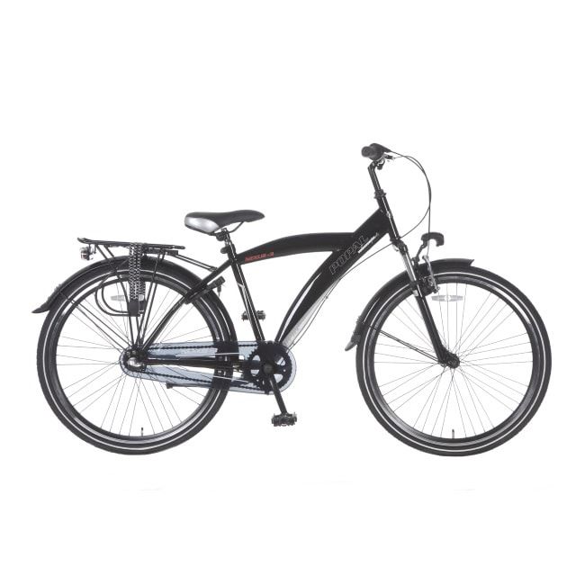 Popal Kicks 26 inch 3 Versnellingen Zwart